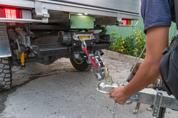 How to Back Up to a Trailer Hitch Alone
