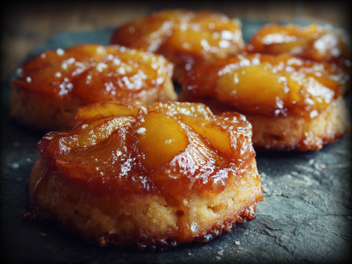 Peach Upside-Down Cookies