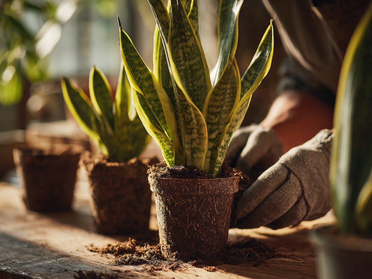 Snake Plant Propagation by Division