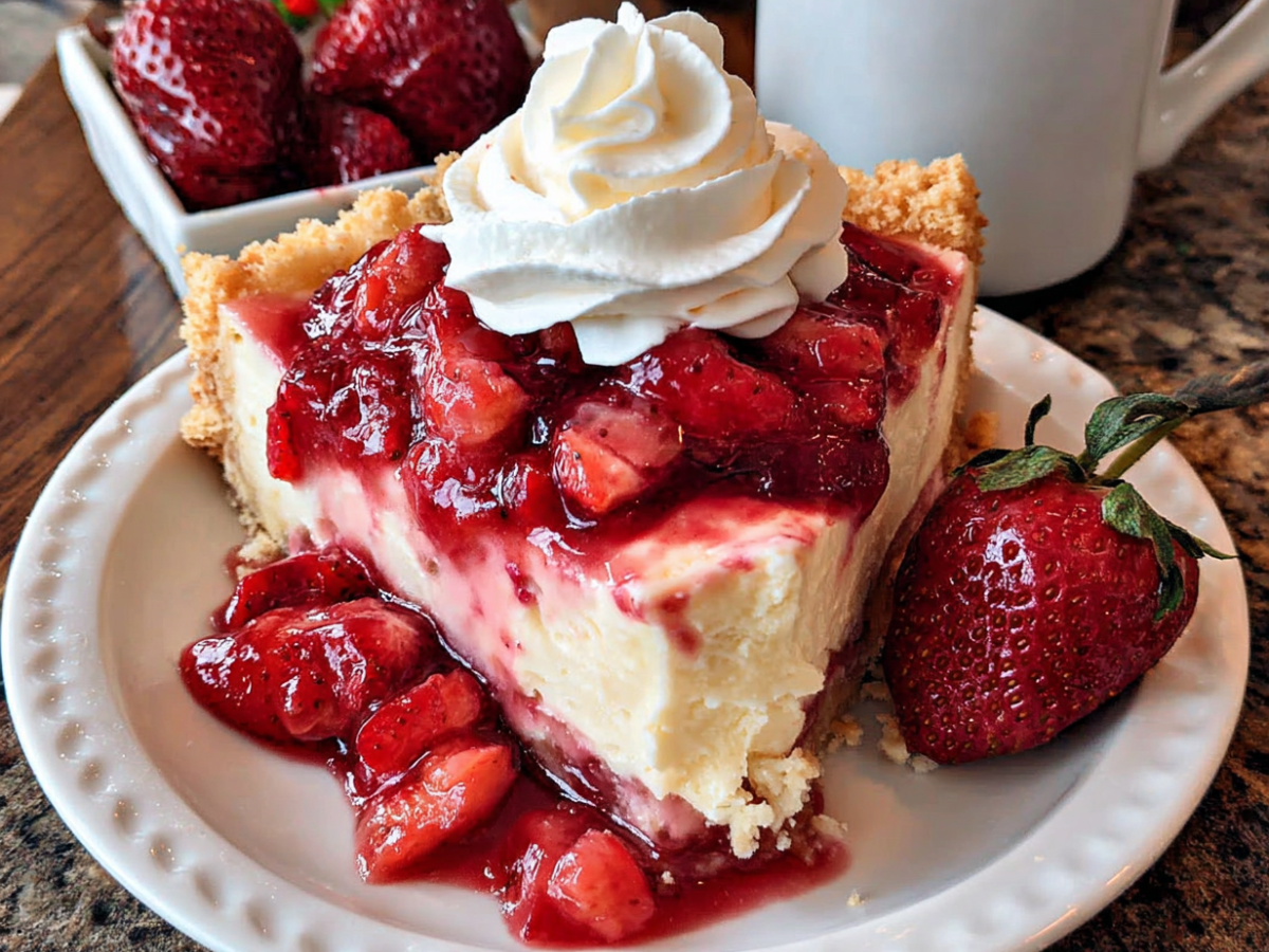 Strawberry Cream Dream Dump Cake