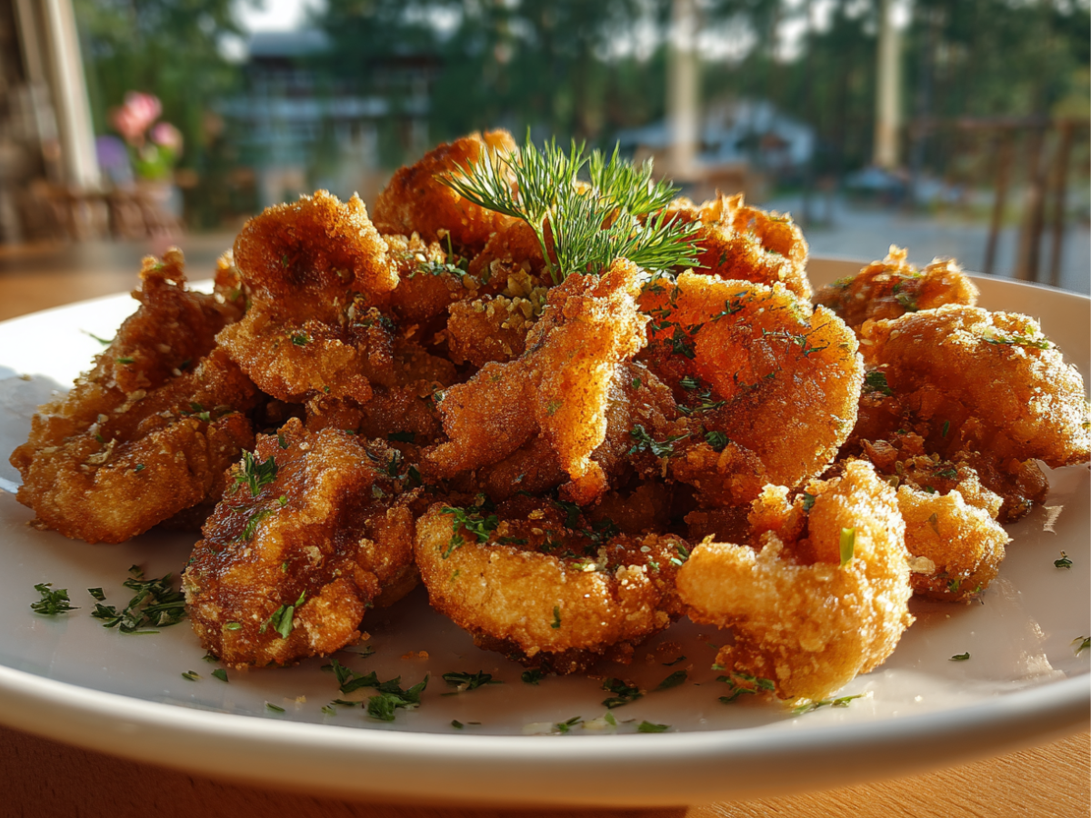 Crispy Fried Mushrooms recipe