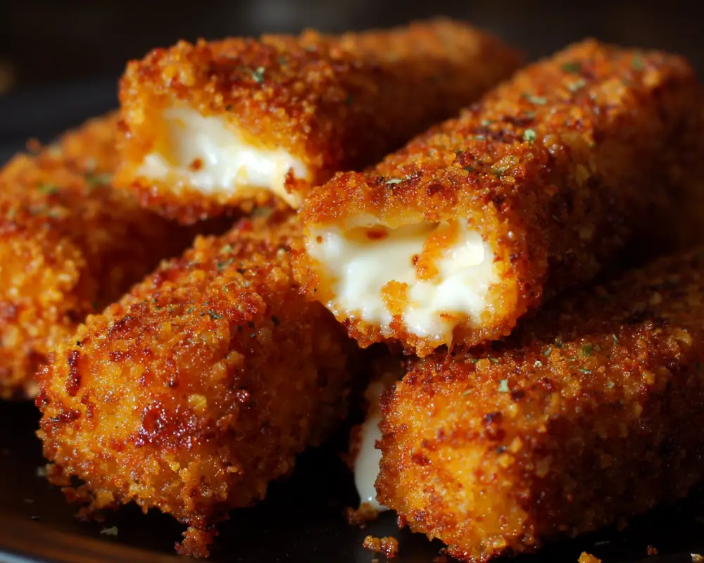 Fiery Mozzarella Crunch Bites