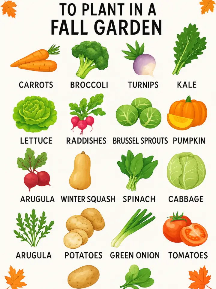 Fall Garden Vegetables to Plant