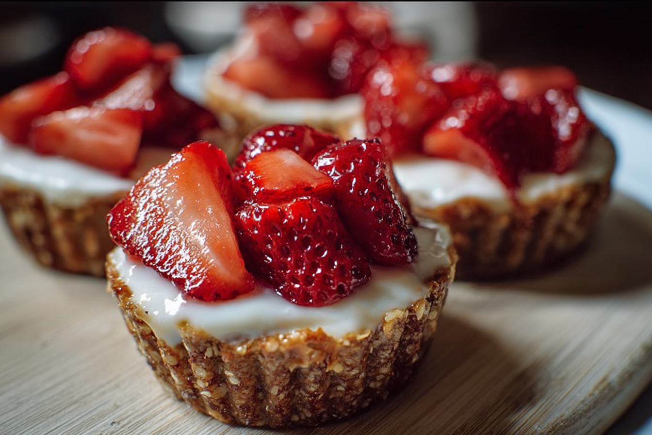 No-Bake Strawberry Cheesecake Cups