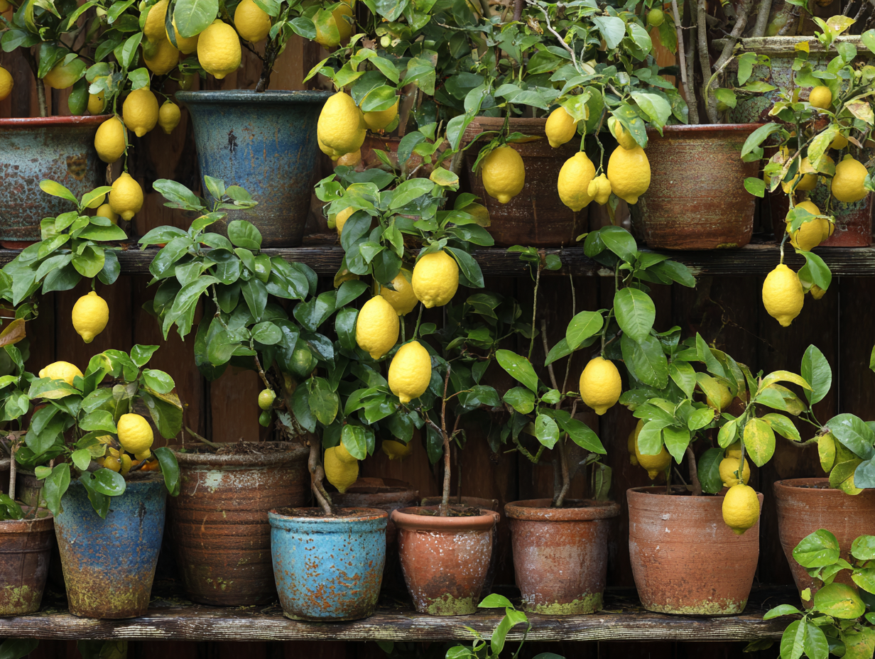 Growing hundreds of lemons at home
