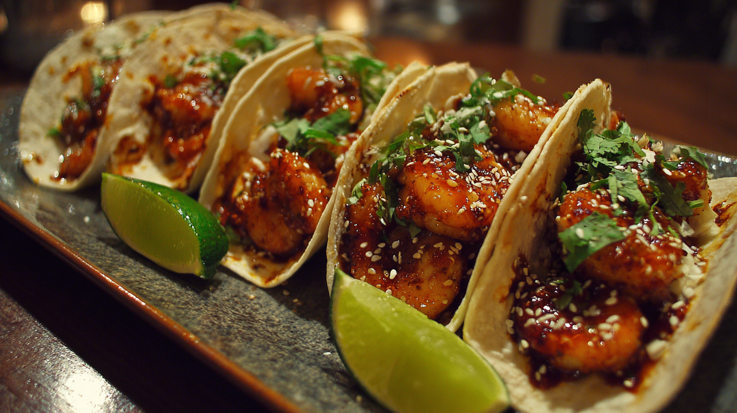 Spicy Bang Bang Shrimp Tacos