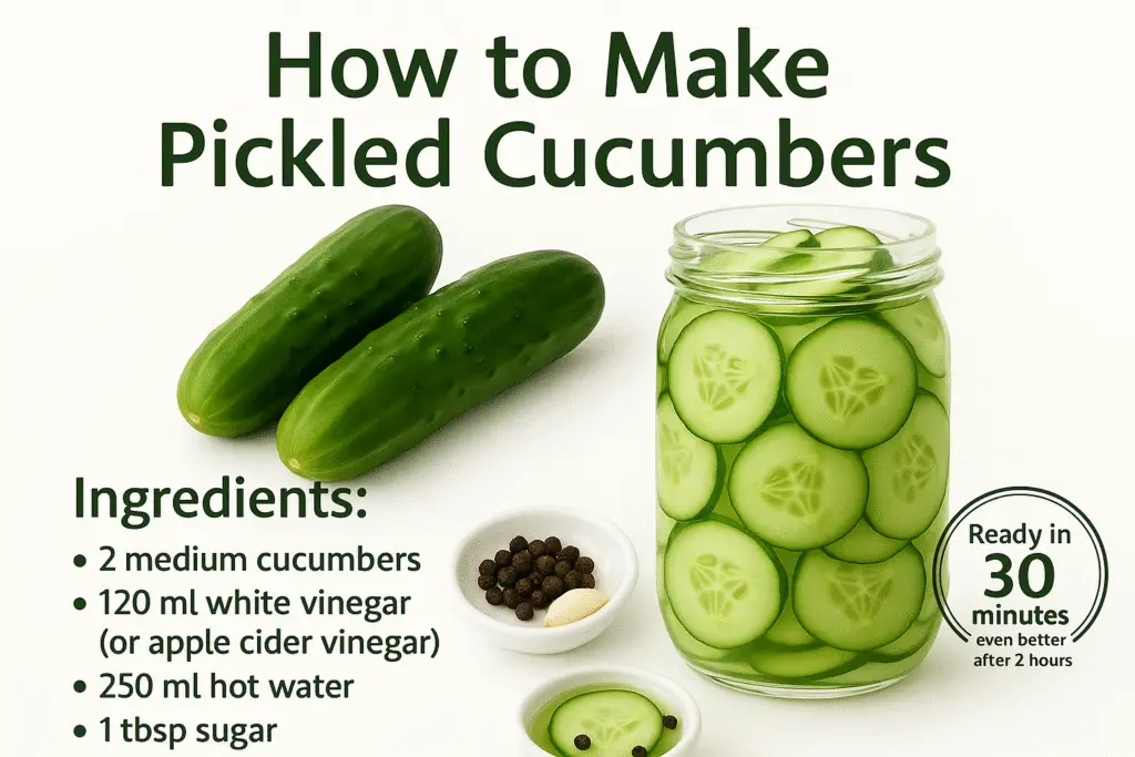 How to Make Pickled Cucumbers at Home