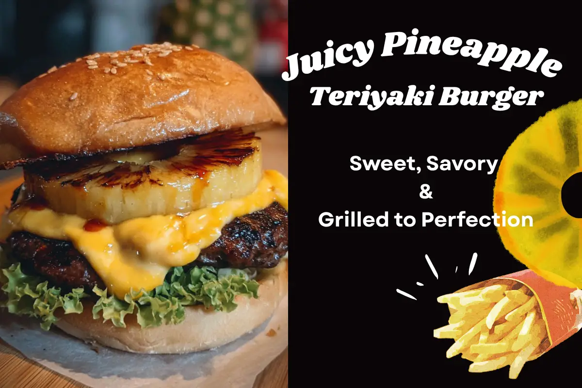 Juicy Pineapple Teriyaki Burger