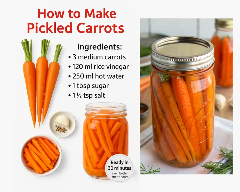 How to Make Pickled Carrots at Home