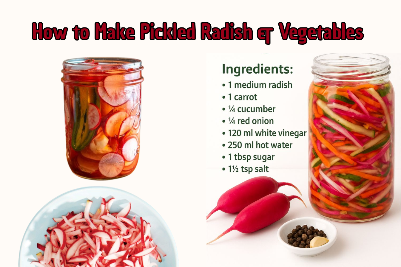 Pickled Radish and Vegetables