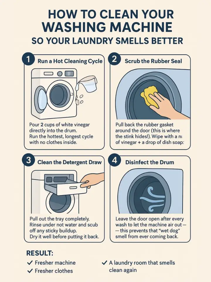 how to clean your washing machines