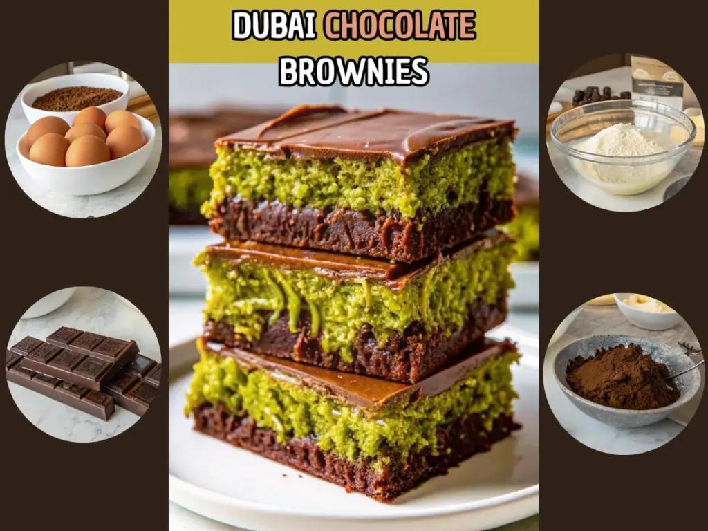 Dubai Chocolate Brownies