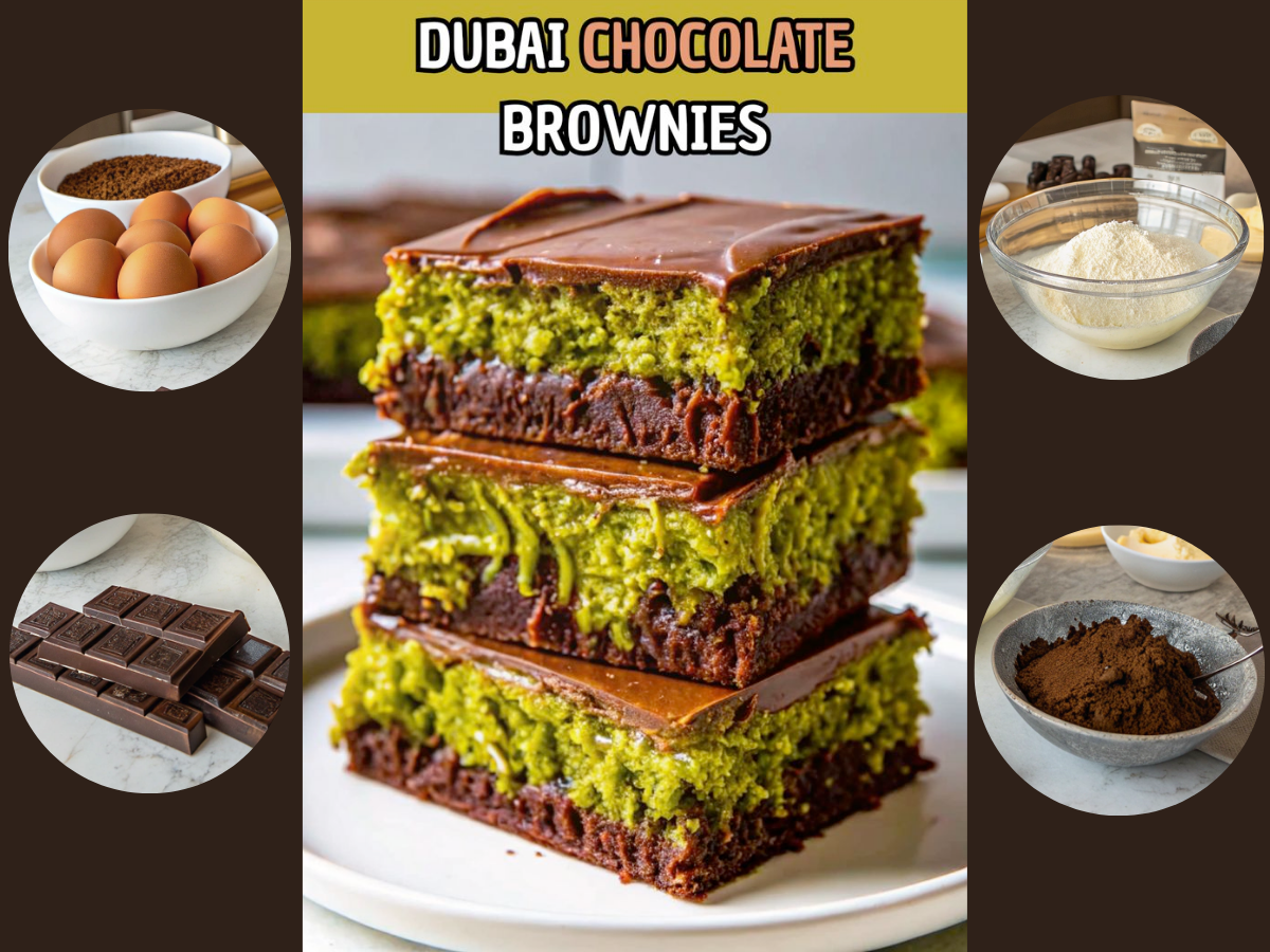Dubai Chocolate Brownies