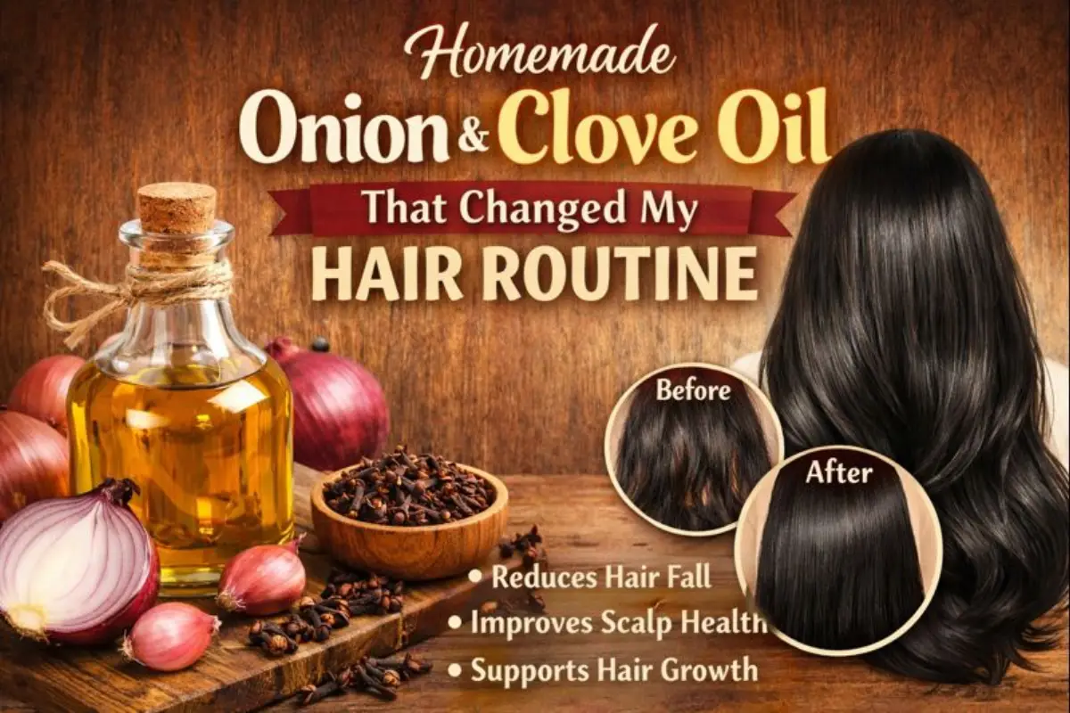 Homemade Onion & Clove Oil That Changed My Hair Routine