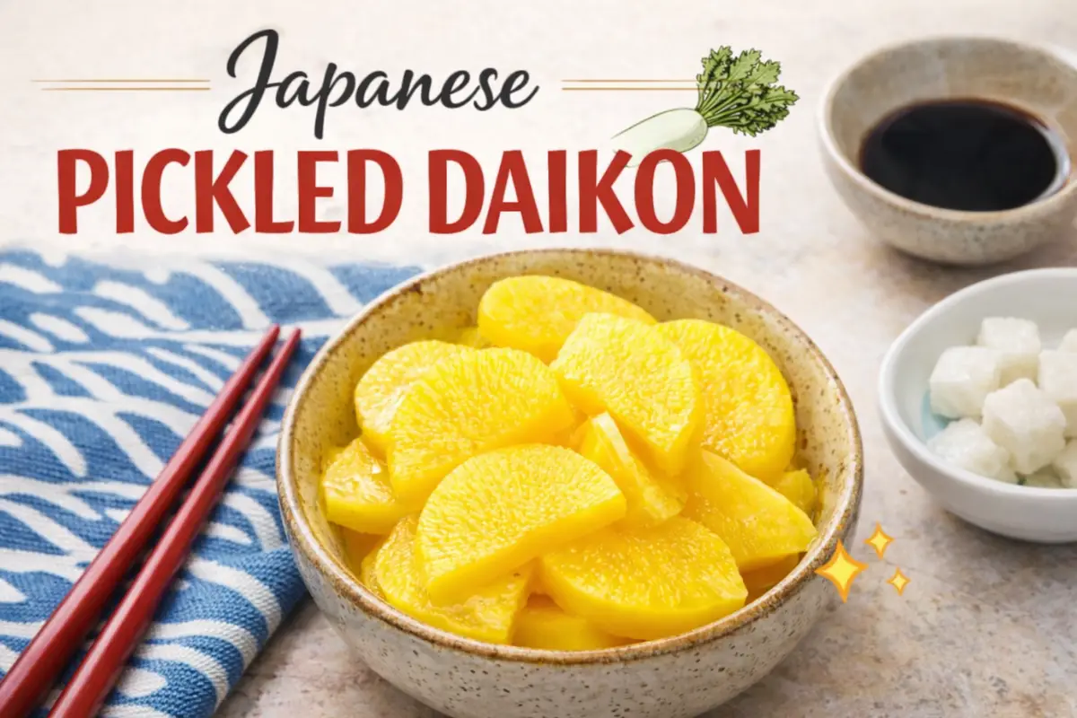 Japanese pickled daikon