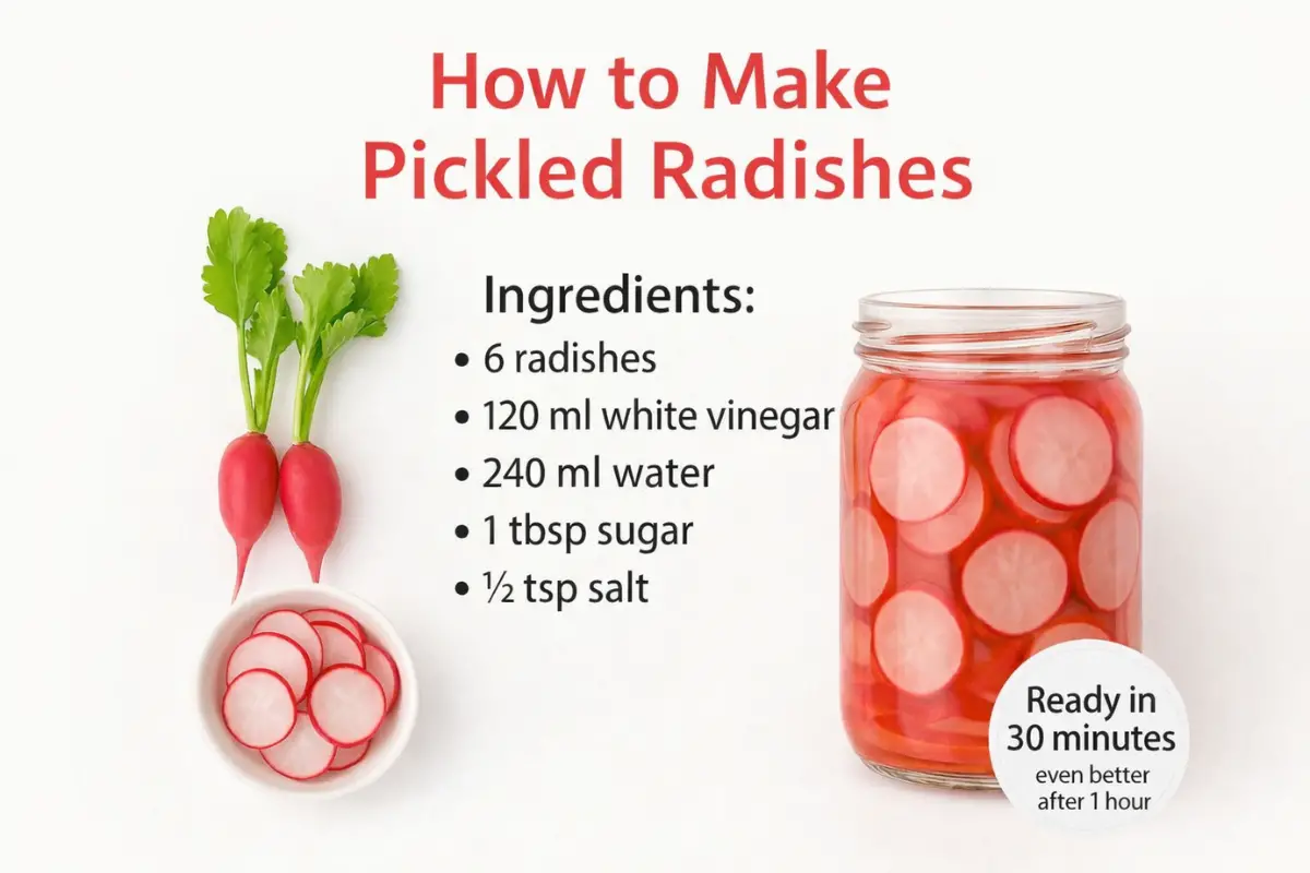 How to Make Pickled Radishes at Home