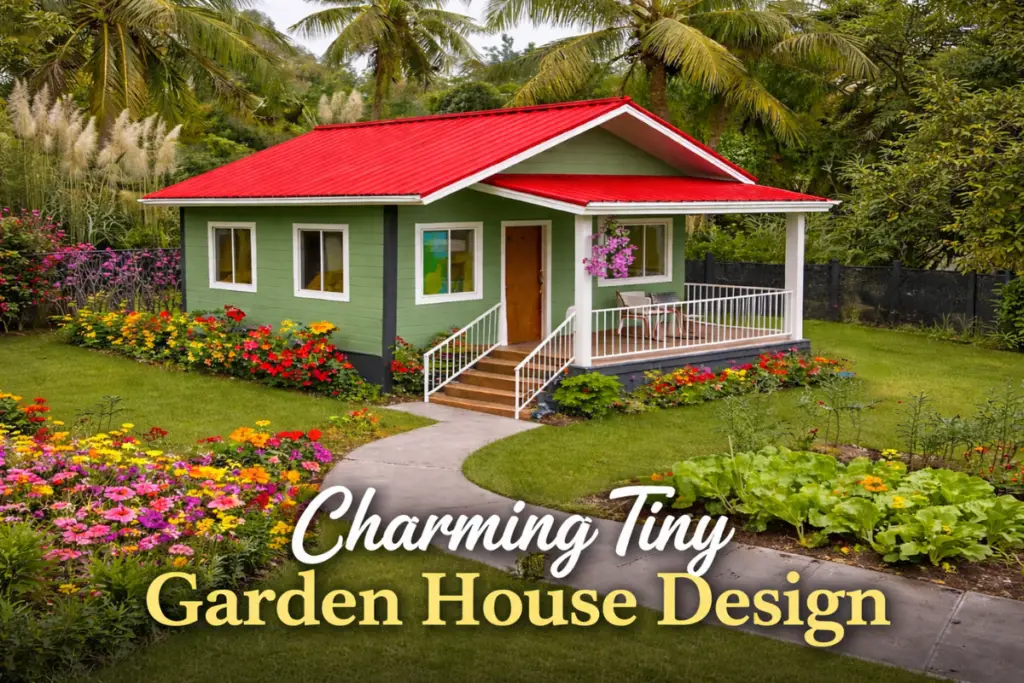 tiny garden house design