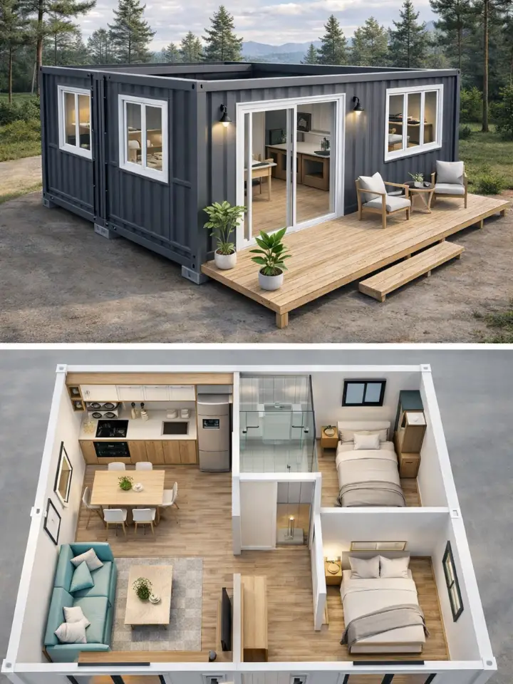 modern container home