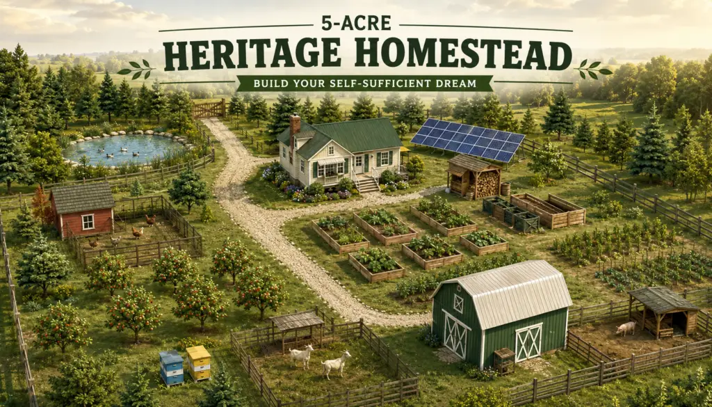 5-acre homestead layout