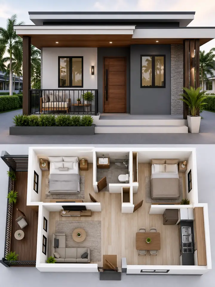 modern small house plan